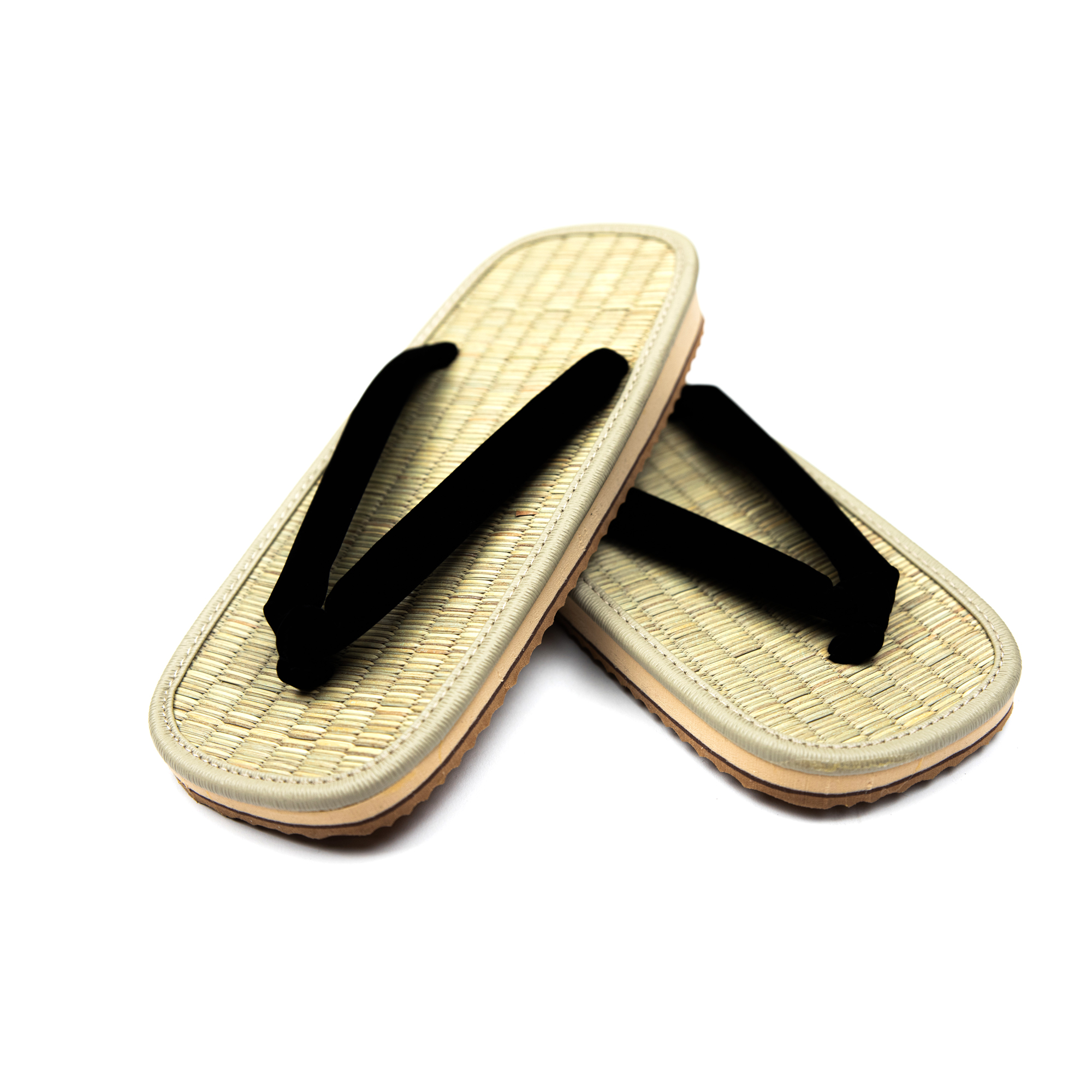 Deluxe Zori Traditional Rice Straw Sandals