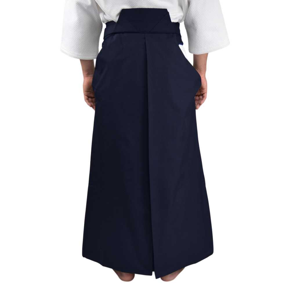 Miyabi Navy Tetron Hakama for Aikido Practice