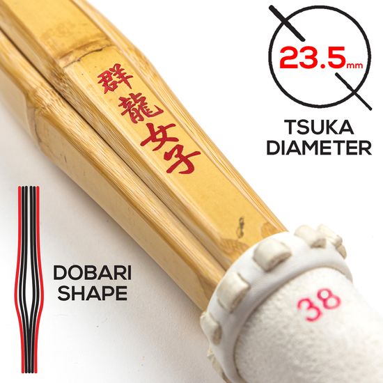 Gunryu Ladies Dobari 38 Shinai Shape