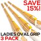 Ladies Oval Shinai - 3 Pack