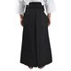 Black Polyester Rayon Junior Hakama - Back